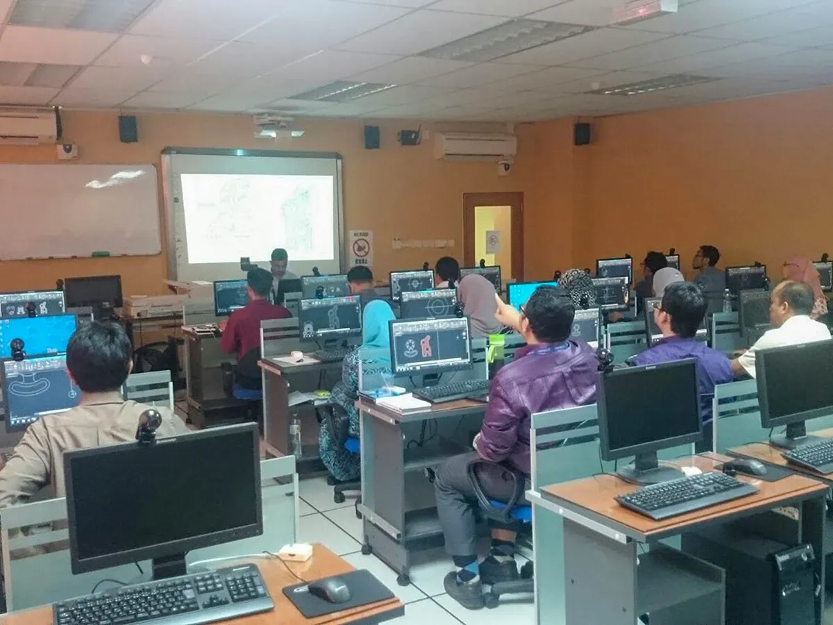 Spacious classroom area at Brainymation Studio Petaling Jaya